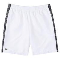 Lacoste Mens Bands Tennis Shorts - White