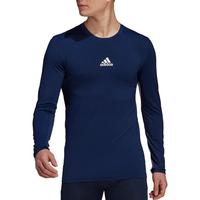 Adidas Mens Long Sleeve Jersey Tight Fit - Navy Blue