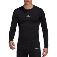Adidas Mens Long Sleeve Jersey Tight Fit - Black