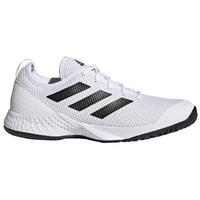 Adidas Mens Court Flash Tennis Shoes - White/Core Black