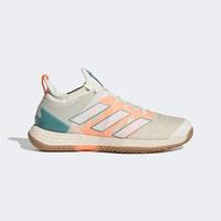 Adidas Womens Adizero Ubersonic 4 Parley Tennis Shoes - Off White/Beam Orange