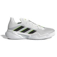 Adidas Womens Barricade Grass Tennis Shoes - White/Green