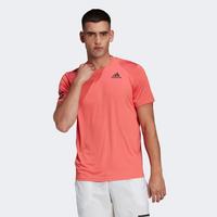 Adidas Mens Club Tennis 3-Stripes Club Tee - Semi Turbo