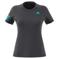 Adidas Womens Club Tennis Tee - Grey Six/Pulsa Aqua
