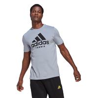 Adidas Mens Logo Graphic Tee - Grey