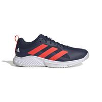 Adidas Mens Court Team Bounce 2.0 Indoor Court Shoes - Navy/Orange
