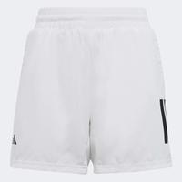 Adidas Boys Club 3-Stripe Tennis Shorts - White