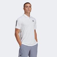 Adidas Mens Club 3-Stripe Polo - White