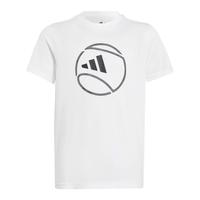 Adidas Boys Category Tennis Tee - White