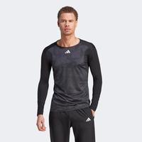 Adidas Mens Paris Longsleeve Tee - Carbon/Black