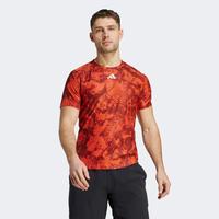 Adidas Mens Paris Freelift Tee - Preloved Red