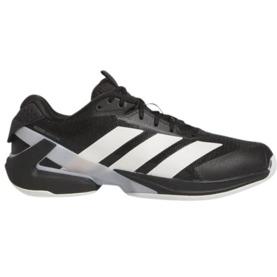 Adidas Mens Ubersonic 5 Tennis Shoes - Core Black/Zero Metallic/Grey Two