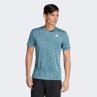 Adidas Mens Tennis Freelift Tee - Arctic Night/Light Aqua