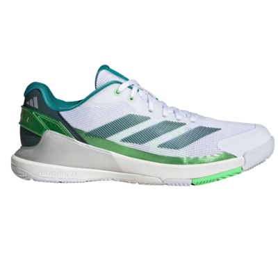Adidas Crazyquick Padel Shoes - White/Aurora/Lime