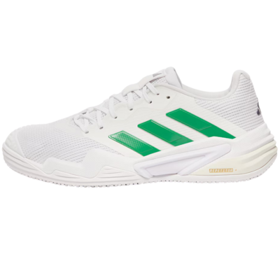 Adidas Womens Barricade13 Grass Tennis Shoes - White/Green