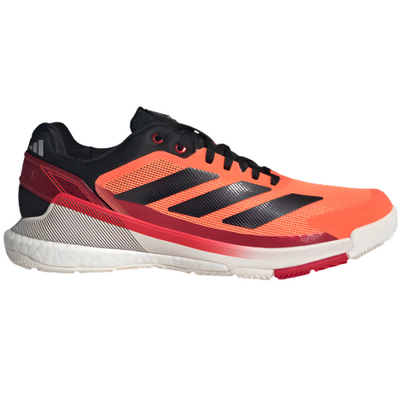 Adidas Mens Crazyquick Boost Padel Shoes - Lucid Orange / Core Black / Lucid Red