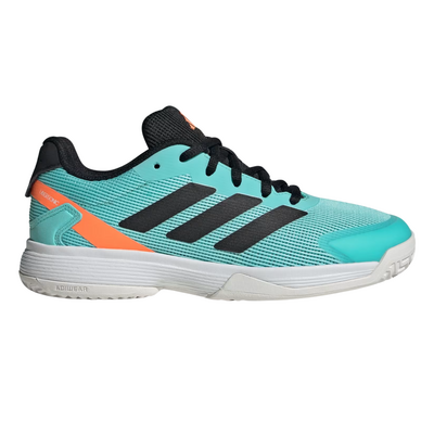 Adidas Ubersonic Kids Tennis Shoes - Flash Aqua/ Core Black/Lucid Orange
