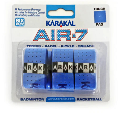 Karakal Air-7 Racket Overgrip (6 pack)