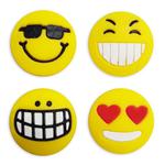 Karakal Smiley Face Reversible Vibration Dampeners (Pack of 4)