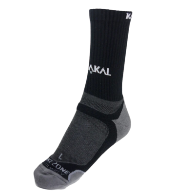 Karakal Mid Calf X4 Socks (1 Pair) - Black/Grey