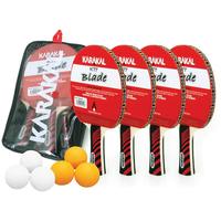 Karakal Blade Table Tennis Set (4 bats/6 balls)