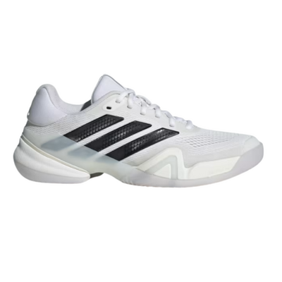 Adidas Mens Barricade 14 Tennis Shoes - Cloud White / Core Black / Cloud White
