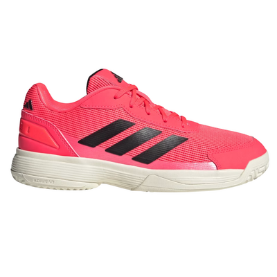 Adidas Kids Crazyquick Padel Shoes - Solar Turbo/Core Black/Off White