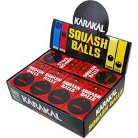 Karakal Red Dot Squash Balls - 1 Dozen