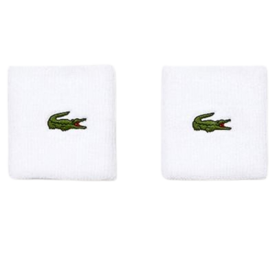 Lacoste Stretch Jersey Wristbands - White