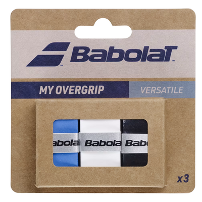Babolat My Overgrips (Pack of 3) - White/Blue/Black