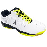 Ashaway Mens Neo X5 Indoor Court Shoes - White/Yellow