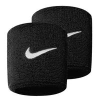 Nike Swoosh Wristband - Black/White