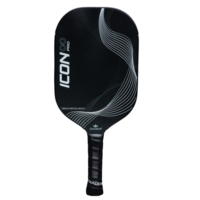 Diadem Icon V3 Infinity Pro Pickleball Paddle - Black/White