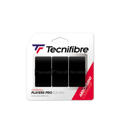 Tecnifibre ATP Pro Players Wrap (Pack of 3) - Black