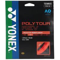 Yonex PolyTour Rev 125 Tennis String Set - Bright Orange