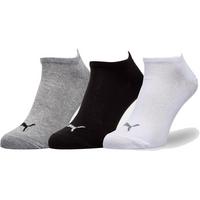 Puma Sneaker Socks (3 Pairs) - Black/White/Grey