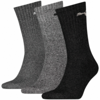 Puma Crew Socks (3 Pairs) - Grey
