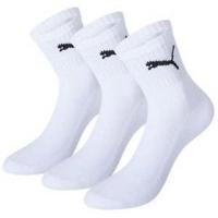 Puma Short Crew Socks (3 Pairs) - White