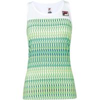 Fila Womens Acqua Sole Open Hole Tank - Green/Blue