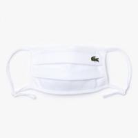 Lacoste Adjustable Face Protection Mask - White