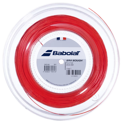Babolat RPM Rough 200m Tennis String Reel - Fluo Red
