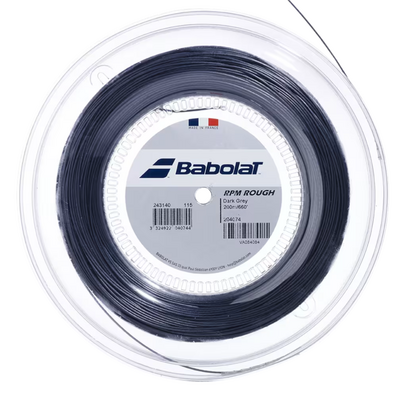 Babolat RPM Rough 200m Tennis String Reel - Dark Grey