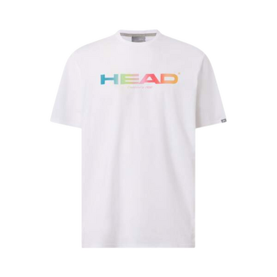 HEAD Mens Rainbow T-Shirt - White