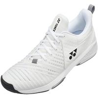 Yonex Mens Sonicage 3 Wide Tennis Shoes - White/Black