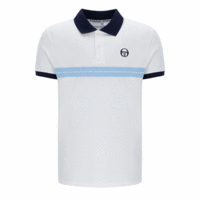 Sergio Tacchini Mens Supermac Polo - White