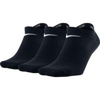Nike Lightweight No-Show Training Socks (3 Pairs) - Black