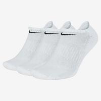 Nike Everyday Cushioned No-Show Socks (3 Pairs) - White