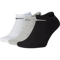 Nike Everyday Cushioned No-Show Socks (3 Pairs) - Black/White/Grey