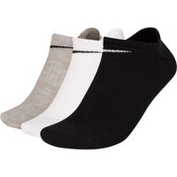 Nike Everyday Lightweight No-Show Socks (3 Pairs) - Black/White/Grey