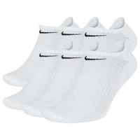 Nike Dry Lightweight No-Show Socks (6 Pairs) - White